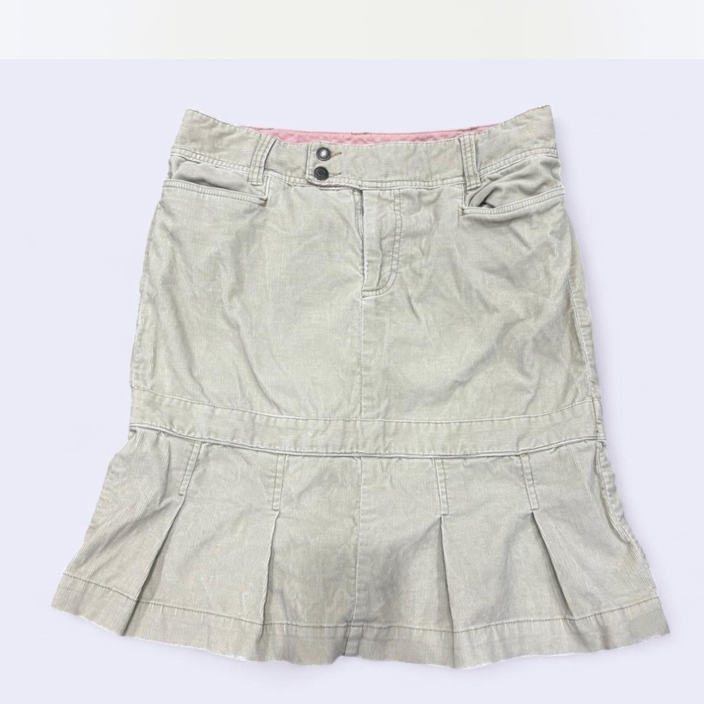 American Eagle Outfitters Cream A-Line Skirt vintage